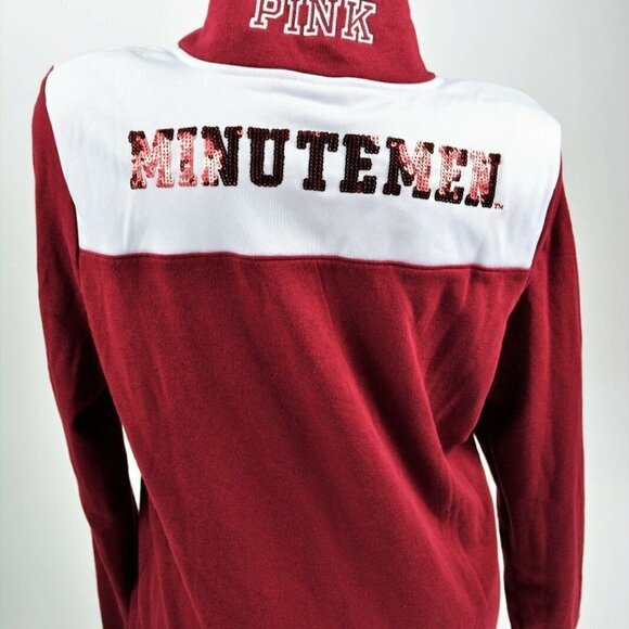 VS PINK Massachusetts Minutemen BLING Jacket M - Picture 1 of 7